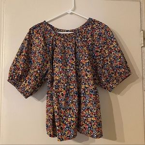Old Navy Smocked Puff-Sleeve Top